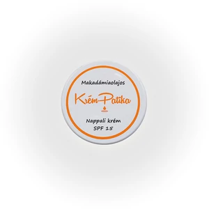 Makadámdió-olajos nappali arckrém SPF 15-ös fényvédelemmel